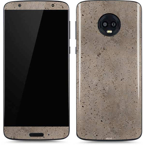 Sandstone Concrete Moto G6 Skin
