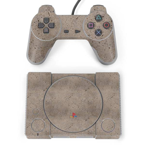 Sandstone Concrete PlayStation Classic Bundle Skin