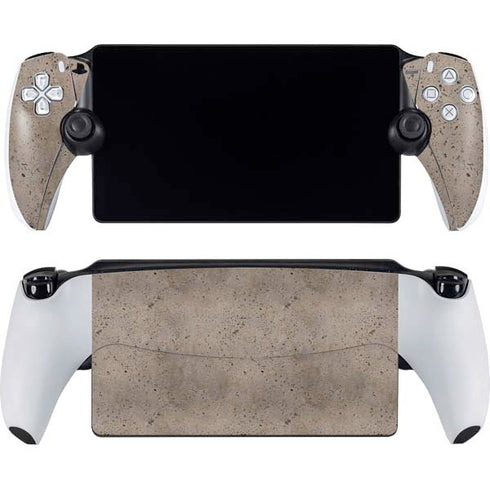 Sandstone Concrete PlayStation Portal Remote Player Skin