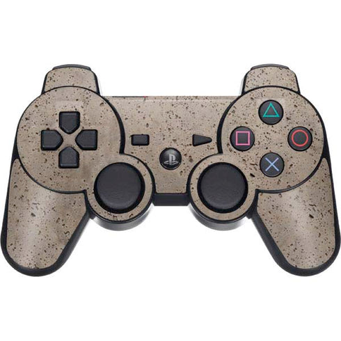 Sandstone Concrete PS3 Dual Shock wireless controller Skin