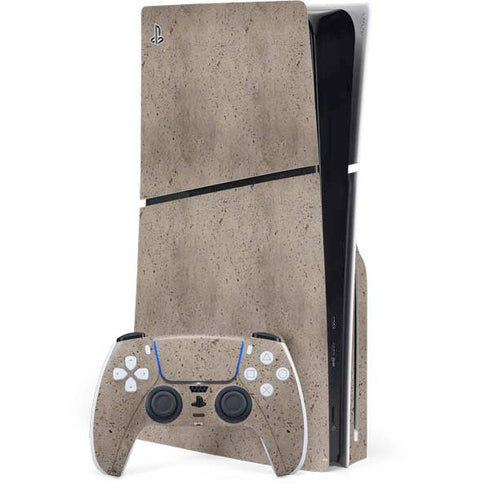 Sandstone Concrete PS5 Slim Disk Bundle Skin
