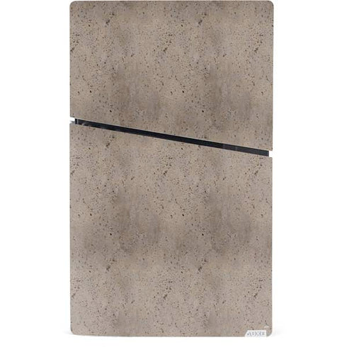 Sandstone Concrete PS5 Slim Digital Edition Console Skin
