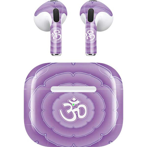 Sanskrit Purple Apple AirPods (3rd Gen 2021) Skin
