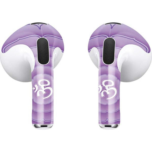 Sanskrit Purple Apple AirPods (3rd Gen 2021) Skin