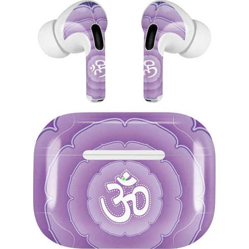 Sanskrit Purple Apple AirPods Pro Skin