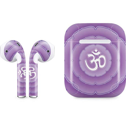 Sanskrit Purple Apple AirPods Skin