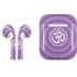 Sanskrit Purple Apple AirPods Skin