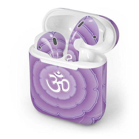 Sanskrit Purple Apple AirPods Skin