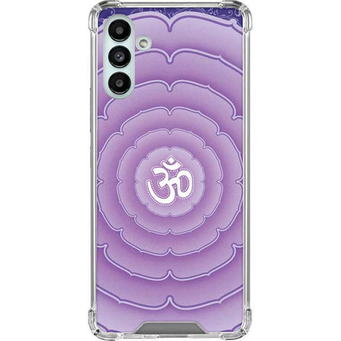 Sanskrit Purple Galaxy A13 5G Clear Case