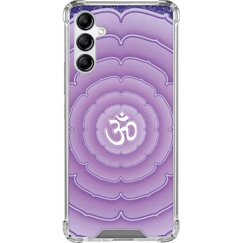 Sanskrit Purple Galaxy A14 5G Clear Case