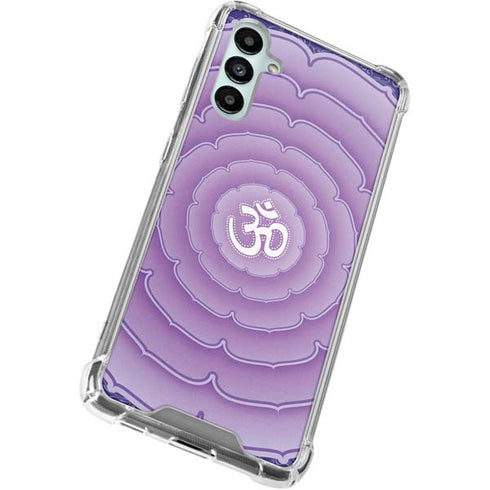 Sanskrit Purple Galaxy A15 5G Clear Case