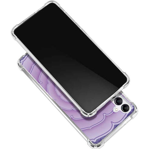 Sanskrit Purple Galaxy A15 5G Clear Case