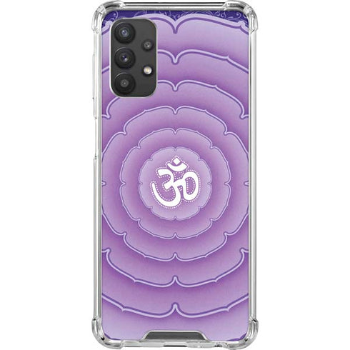 Sanskrit Purple Galaxy A32 5G Clear Case