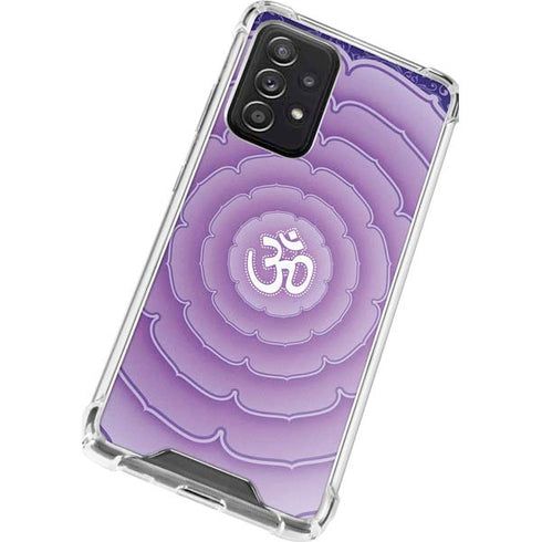 Sanskrit Purple Galaxy A52 5G Clear Case