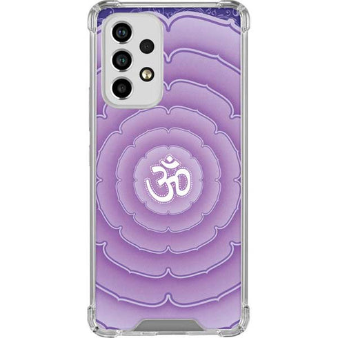 Sanskrit Purple Galaxy A53 5G Clear Case