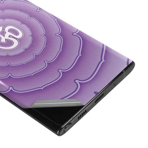 Sanskrit Purple Galaxy Note 10 Skin