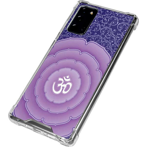 Sanskrit Purple Galaxy Note20 5G Clear Case