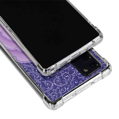 Sanskrit Purple Galaxy Note20 5G Clear Case