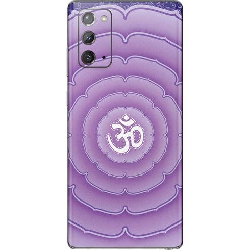 Sanskrit Purple Galaxy Note20 5G Skin