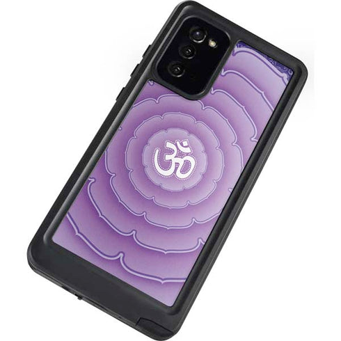 Sanskrit Purple Galaxy Note20 5G Waterproof Case