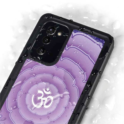 Sanskrit Purple Galaxy Note20 5G Waterproof Case