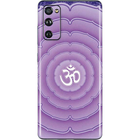 Sanskrit Purple Galaxy S20 Fan Edition Skin