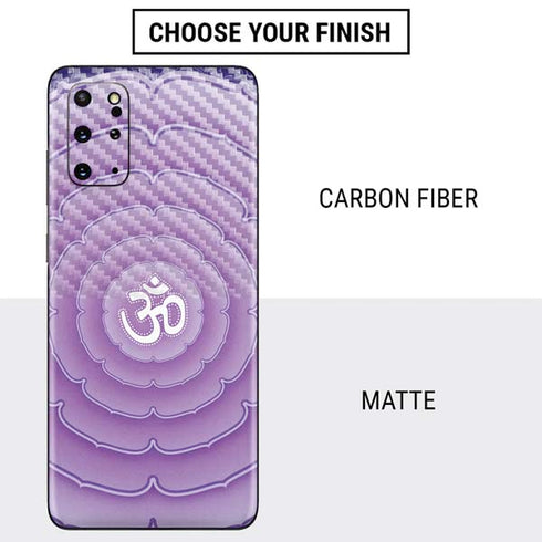 Sanskrit Purple Galaxy S20 Plus Skin