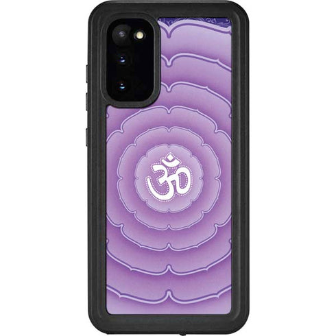 Sanskrit Purple Galaxy S20 Waterproof Case