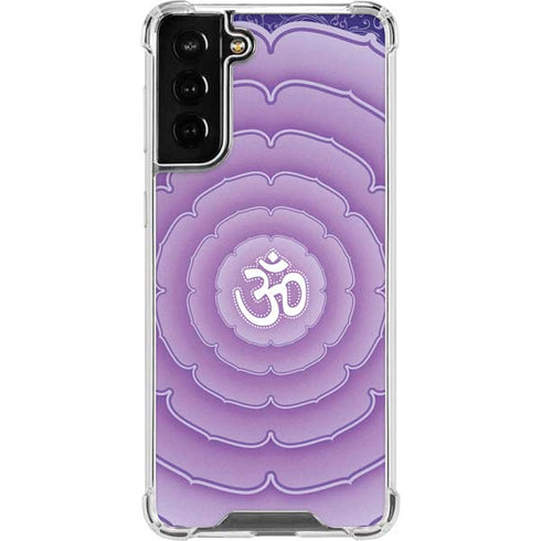 Sanskrit Purple Galaxy S21 FE Clear Case