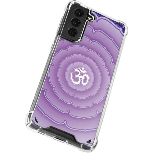 Sanskrit Purple Galaxy S21 Plus 5G Clear Case