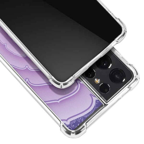 Sanskrit Purple Galaxy S21 Ultra 5G Clear Case