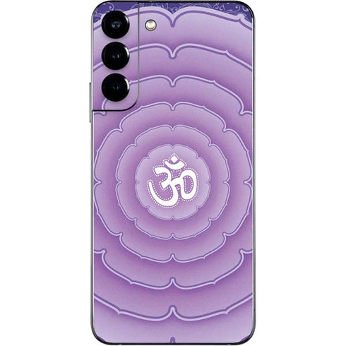 Sanskrit Purple Galaxy S22 Plus Skin