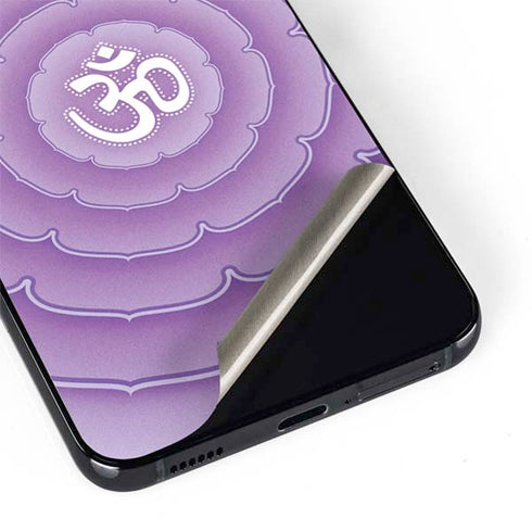 Sanskrit Purple Galaxy S22 Plus Skin