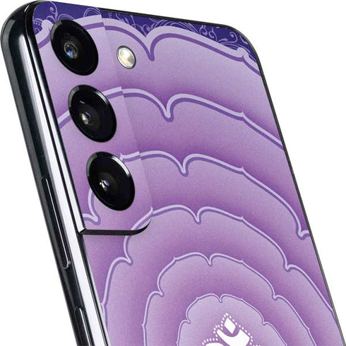 Sanskrit Purple Galaxy S22 Skin