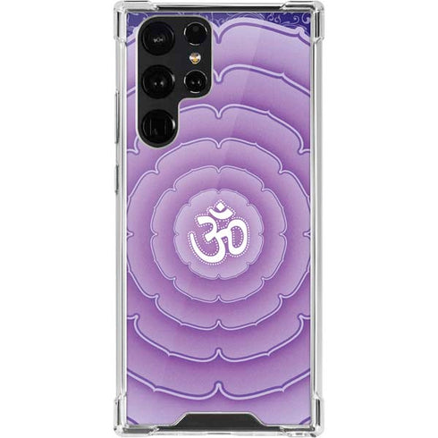 Sanskrit Purple Galaxy S22 Ultra Clear Case