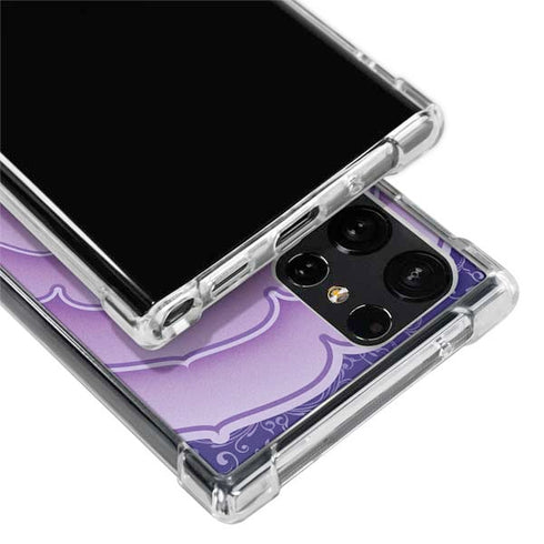 Sanskrit Purple Galaxy S22 Ultra Clear Case