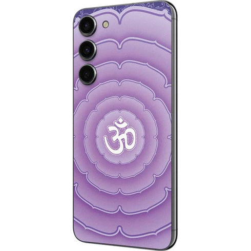 Sanskrit Purple Galaxy S23 Plus Skin