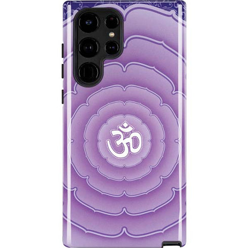 Sanskrit Purple Galaxy S24 Ultra Impact Case