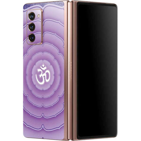 Sanskrit Purple Galaxy Z Fold2 5G Skin