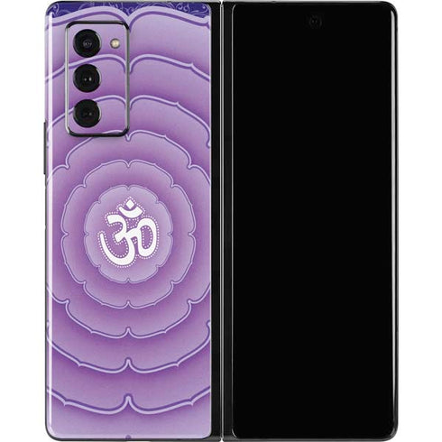 Sanskrit Purple Galaxy Z Fold2 5G Skin