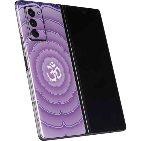 Sanskrit Purple Galaxy Z Fold2 5G Skin