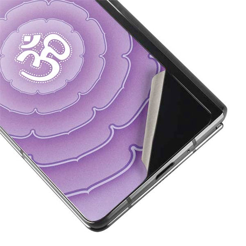 Sanskrit Purple Galaxy Z Fold2 5G Skin