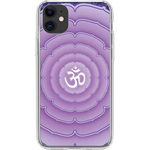 Sanskrit Purple iPhone 11 Clear Case