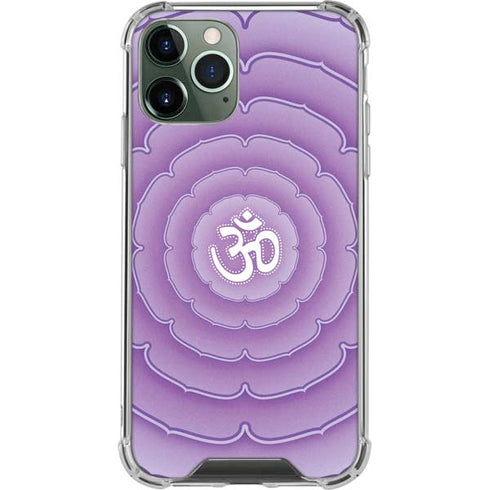 Sanskrit Purple iPhone 11 Pro Max Clear Case