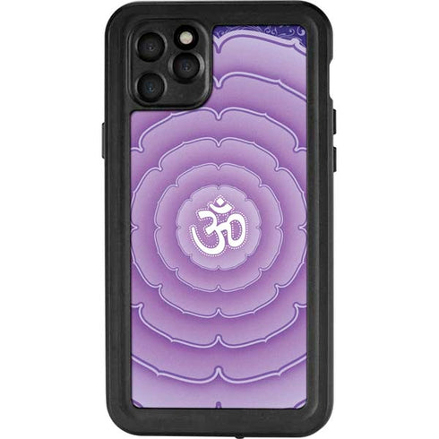 Sanskrit Purple iPhone 11 Pro Max Waterproof Case
