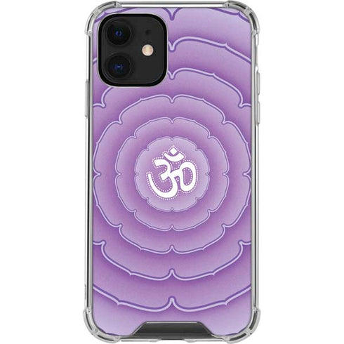 Sanskrit Purple iPhone 12 Clear Case