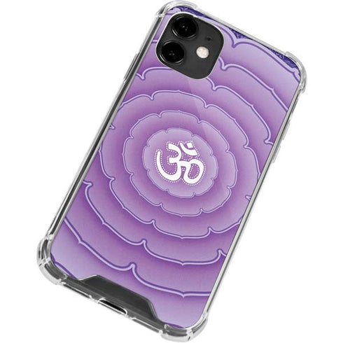 Sanskrit Purple iPhone 12 Clear Case
