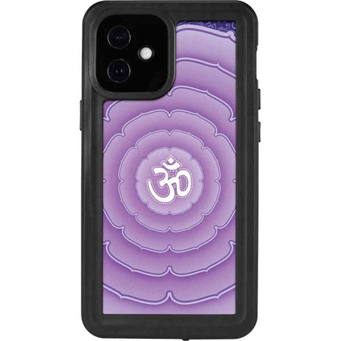 Sanskrit Purple iPhone 12 Mini Waterproof Case