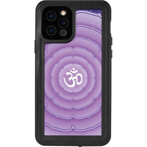 Sanskrit Purple iPhone 12 Pro Waterproof Case