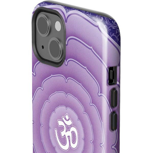 Sanskrit Purple iPhone 14 Plus Impact Case